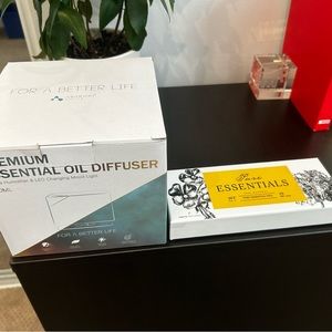 Asakuki essential oil diffuser and set of 6 essential oils